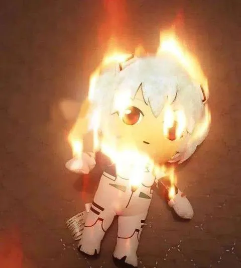 Горящий космонавт