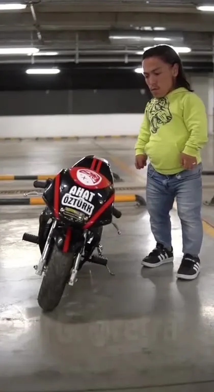 Minik motorla büyük kaçış