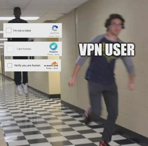 VPN User Dodging CAPTCHAs