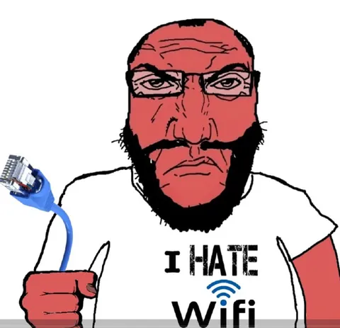 I Hate WiFi Ethernet Meme