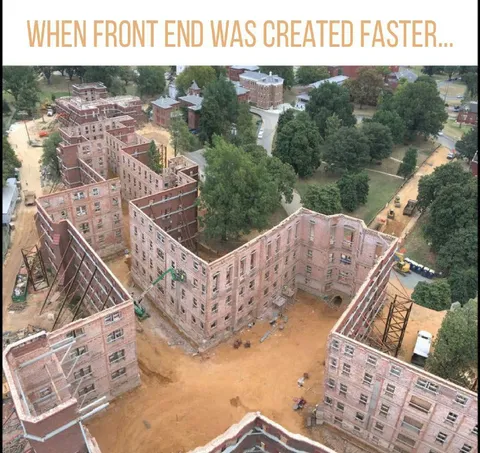 When Front End Was Created Faster