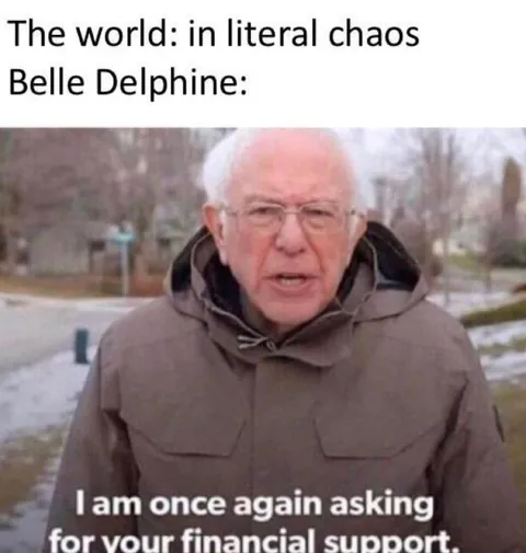 Belle Delphine Financial Support