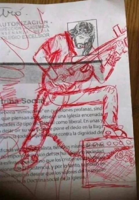Dibujar en el libro de texto