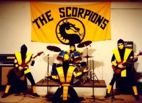 Mortal Kombat Scorpion Band