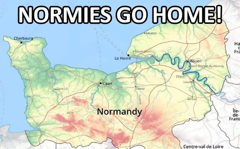 Normies Go Home Normandy Map