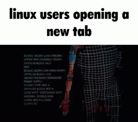 Linux Users Opening a New Tab