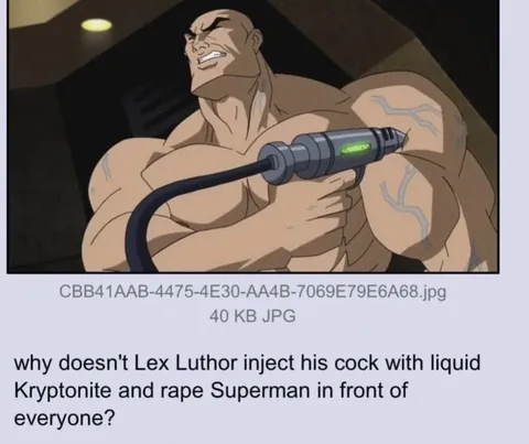 Lex Luthor Injects Kryptonite