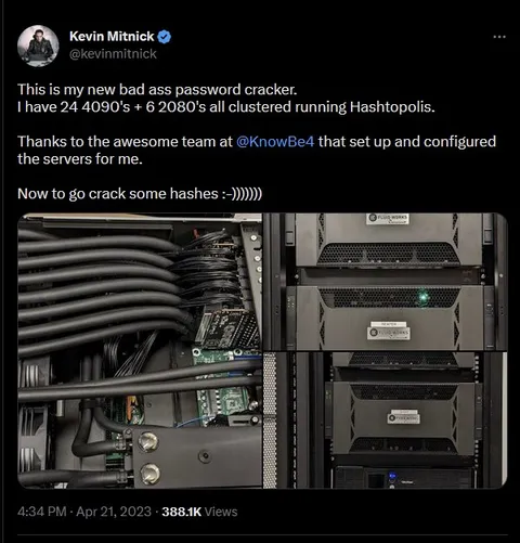 Kevin Mitnick’s Password Cracker