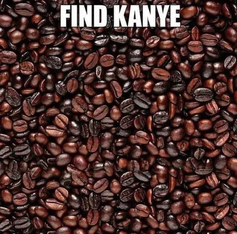 Find Kanye Among Coffee Beans
