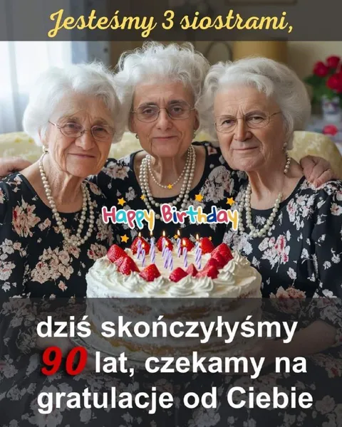 Trzy siostry kończą 90 lat