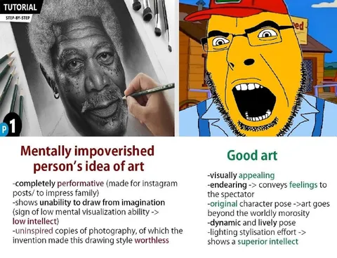 Mentally Impoverished Person’s Idea of Art