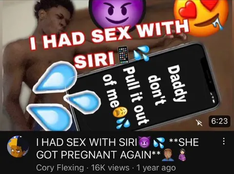 I Had Sex With Siri Again