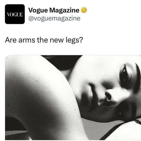 Are Arms the New Legs?