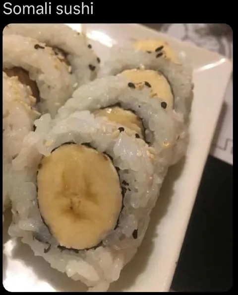 Somali Sushi Banana Rolls