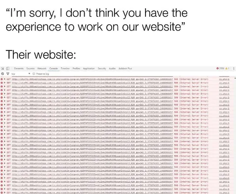 Their Website Is Completely Broken