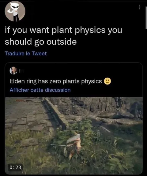 Elden Ring Plant Physics
