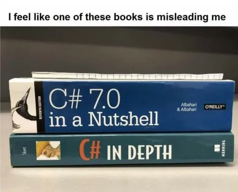 One of These C# Books Is Misleading Me