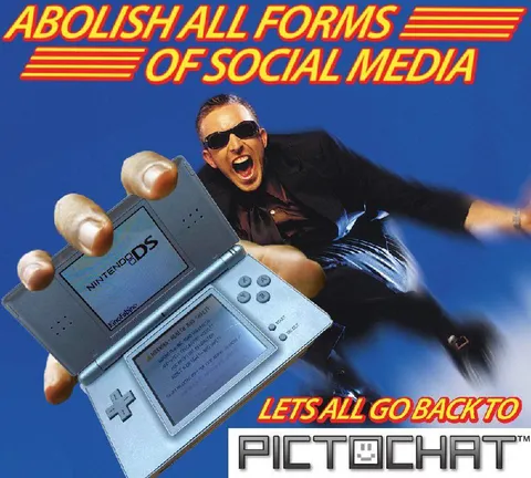 Abolish Social Media, Return to PictoChat
