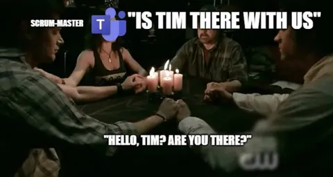 Scrum Master Summons Tim