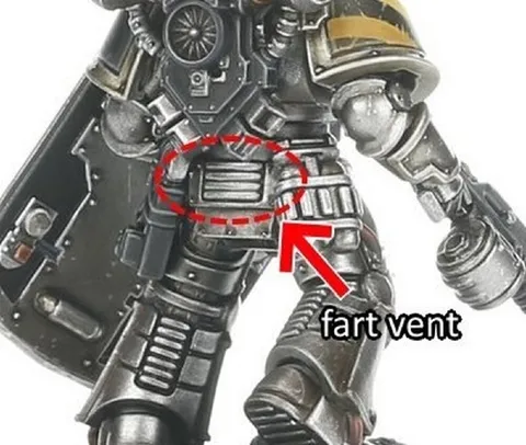 Space Marine Fart Vent