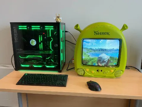 Shrek Gaming Setup