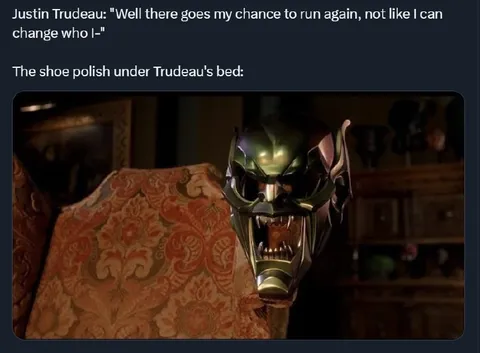 The Shoe Polish Under Trudeau's Bed