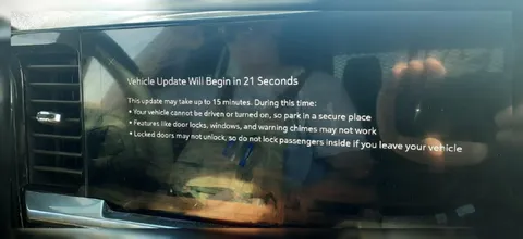 Vehicle Update Will Begin