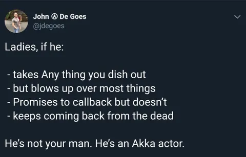 He’s an Akka actor