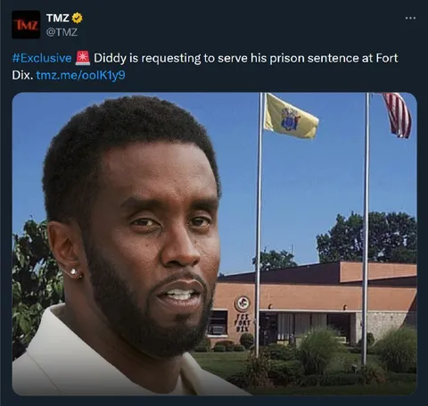 Diddy Requests Fort Dix