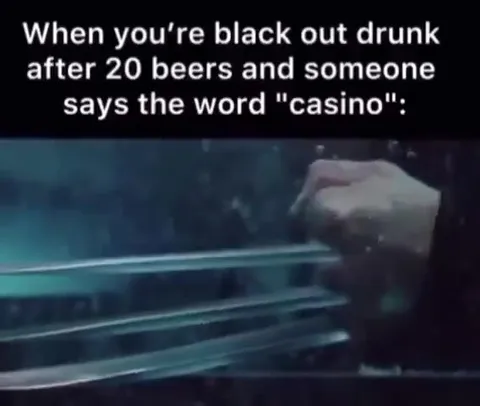 Blackout Drunk Hears Casino