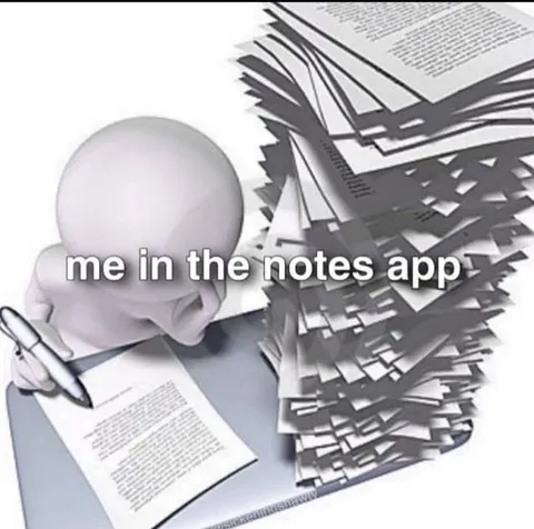 Me in the Notes app