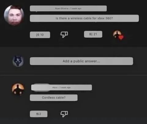 Wireless Cable for Xbox 360