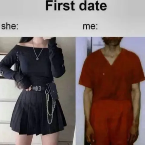 First Date Outfit Contrast