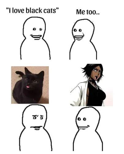I Love Black Cats Me Too