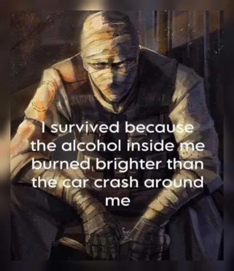Alcohol Survived the Crash