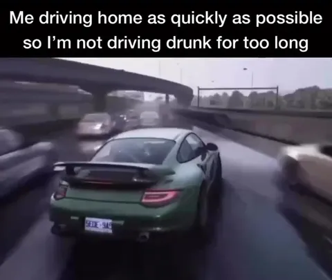 Speeding Home Before the Drunk Driving