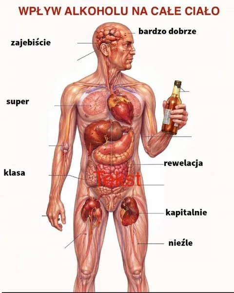 Wpływ alkoholu na całe ciało