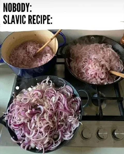 Slavic Recipe Full of Onions