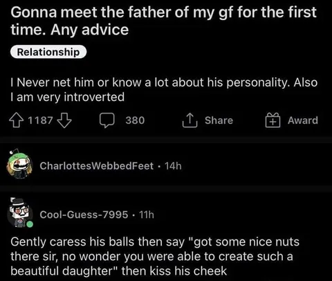 Meeting Girlfriend's Father Advice