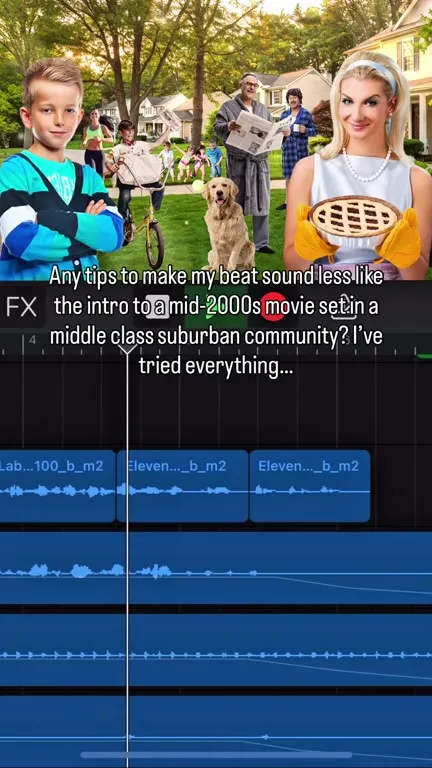 Making a Beat Sound Suburban