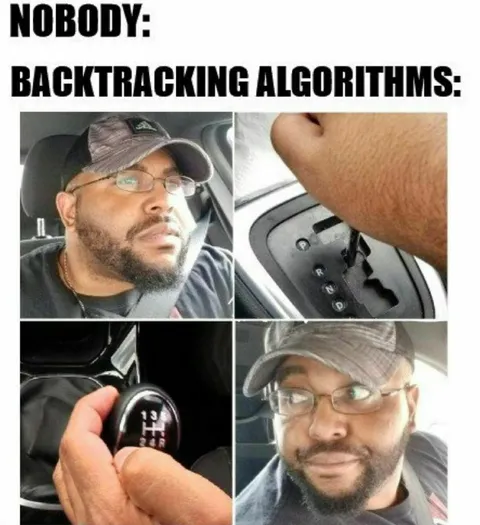 Backtracking Algorithms Meme