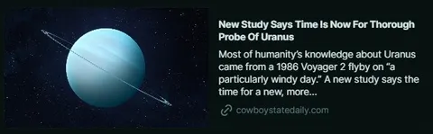 Uranus Probe Needs Thorough Study