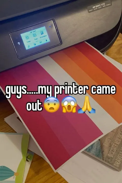 My Printer Came Out