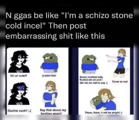 Schizo Incel Posts Embarrassing Shit