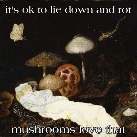 It's OK to Lie Down and Rot