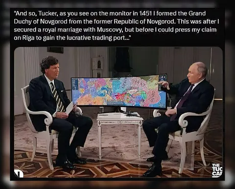 Putin Explains Novgorod History