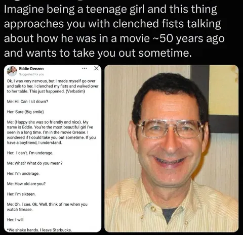 Eddie Deezen Approaches an Underage Girl