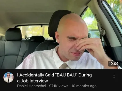 Accidentally Said Bau Bau