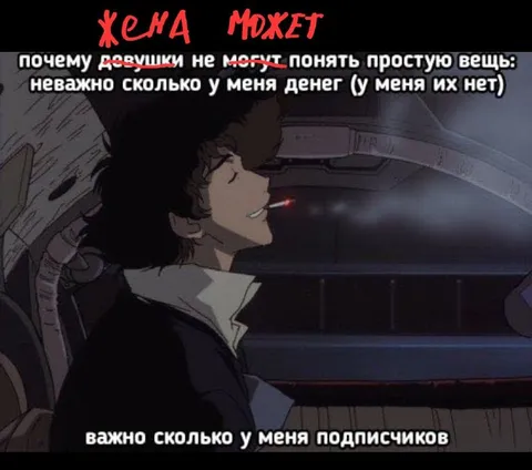 Жена может понять про подписчиков