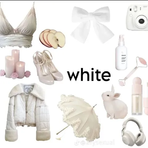 White Aesthetic Moodboard
